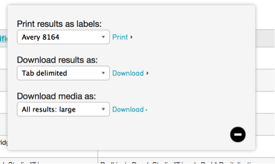 Export tools