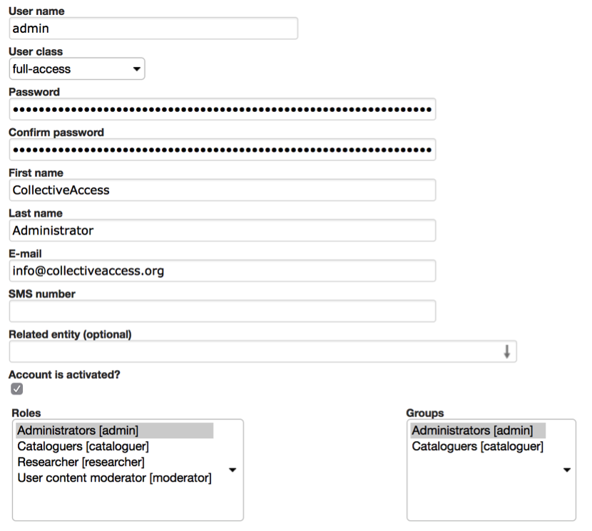 User Login Form